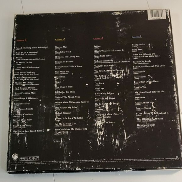 Vintage Rod Stewart Storyteller The Complete Anthology Cassette Tapes Set Music - Picture 10 of 14